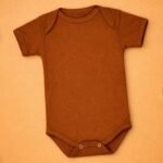 Body Para Bebê Manga Curta Básico Em Suedine 100% Algodão