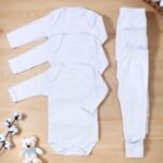 Enxoval Completo: Body e Calça com Pé Reversível para Bebês