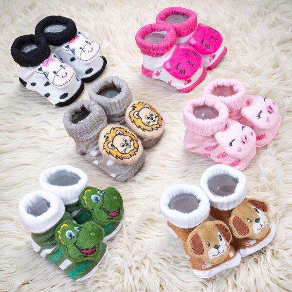 Par de Pantufa de Bichinhos Para Bebês