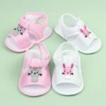 Kit 2 Sandálias Confortáveis Para Bebê - Temática Bichinhos